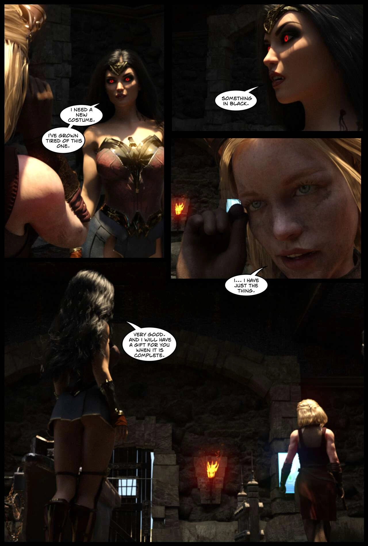 DC Vampires: The Fall of Themyscira porn comic picture 45
