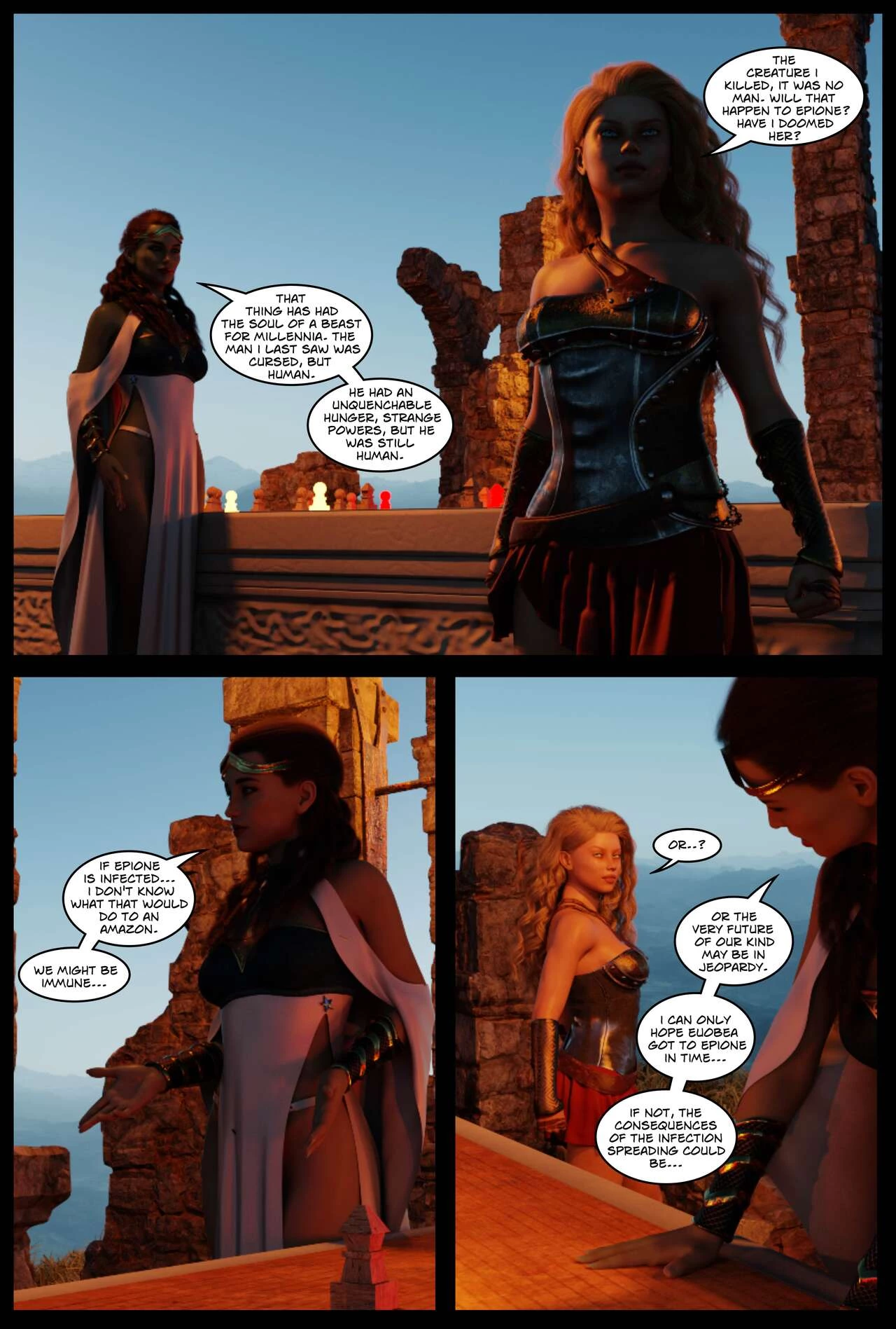 DC Vampires: The Fall of Themyscira porn comic picture 46