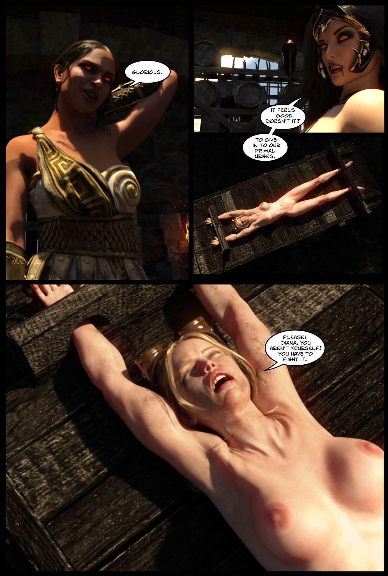 DC Vampires: The Fall of Themyscira porn comic picture 47