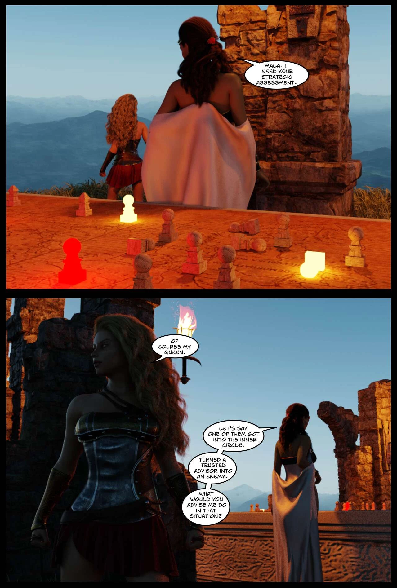 DC Vampires: The Fall of Themyscira porn comic picture 50