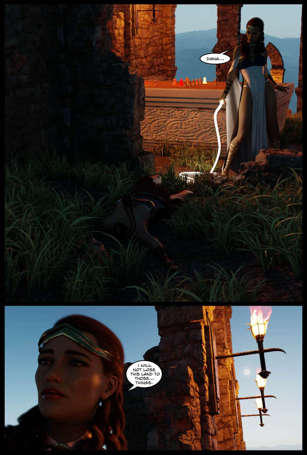 DC Vampires: The Fall of Themyscira porn comic picture 53