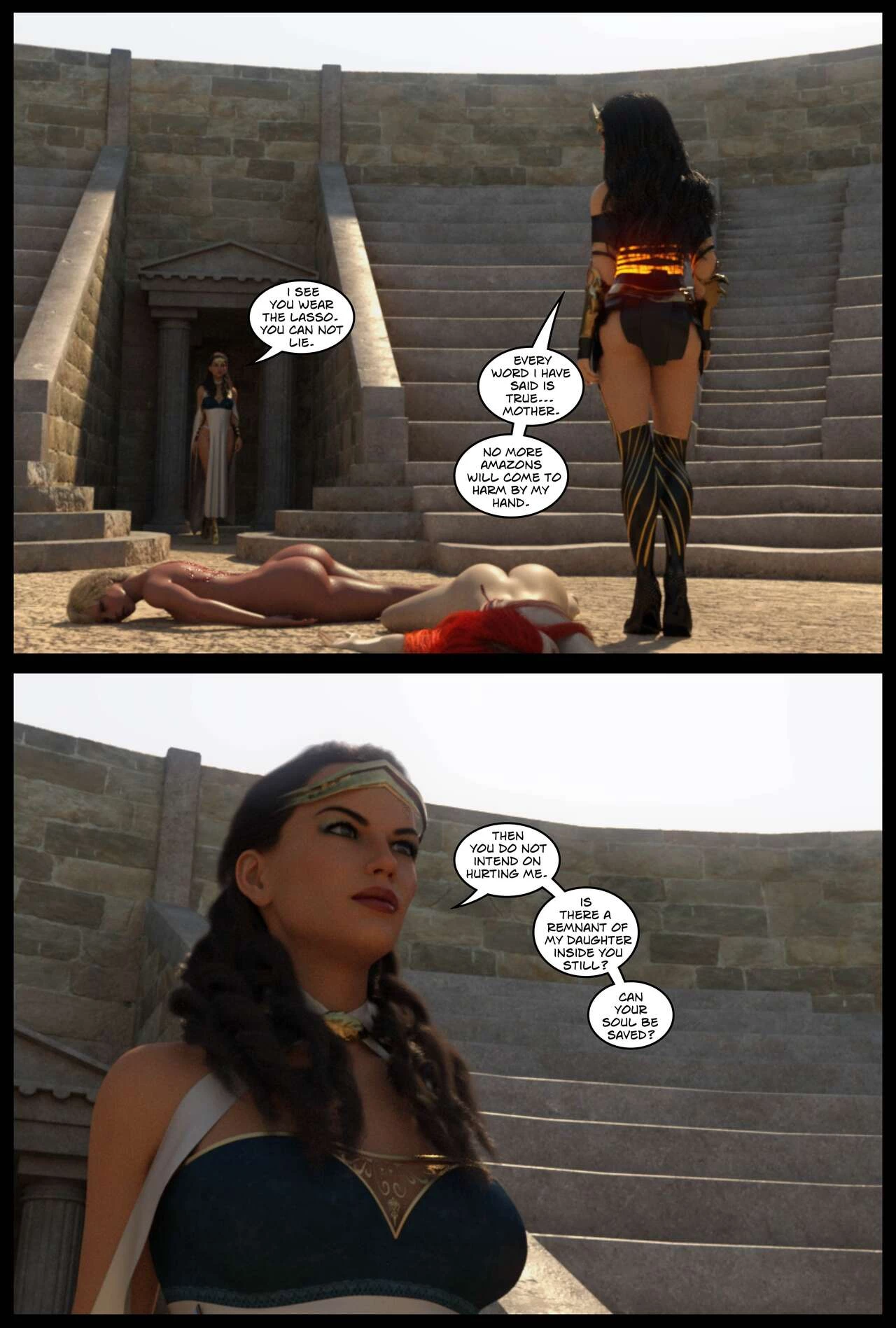 DC Vampires: The Fall of Themyscira porn comic picture 59