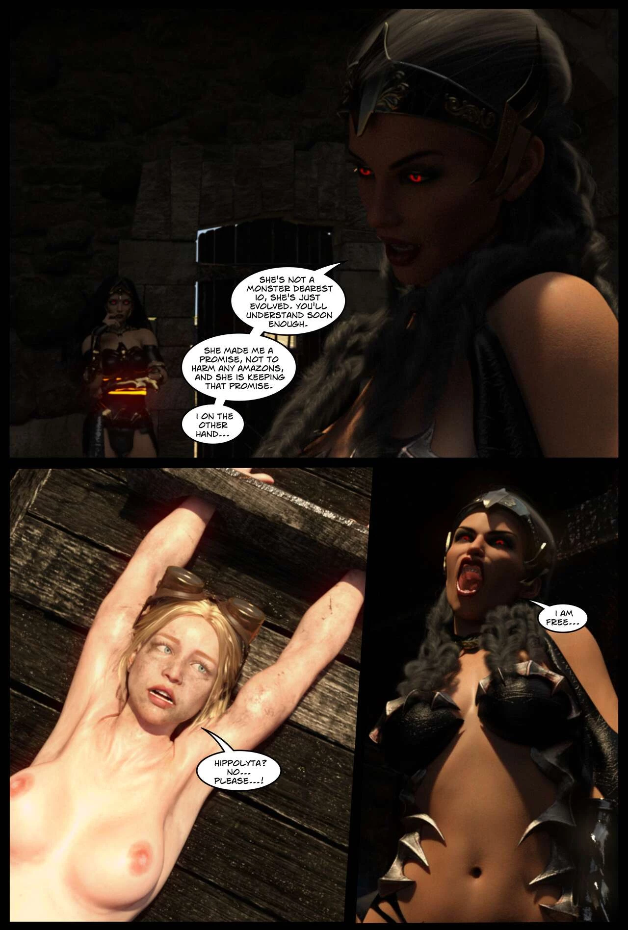 DC Vampires: The Fall of Themyscira porn comic picture 63