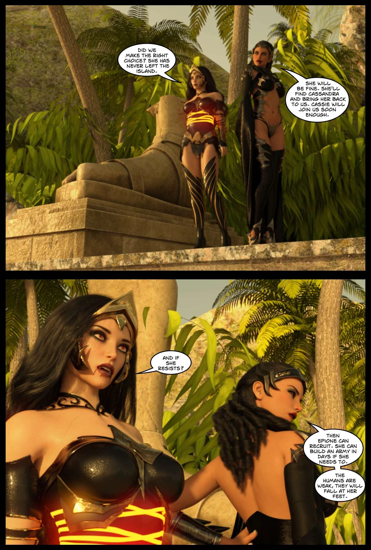 DC Vampires: The Fall of Themyscira porn comic picture 66