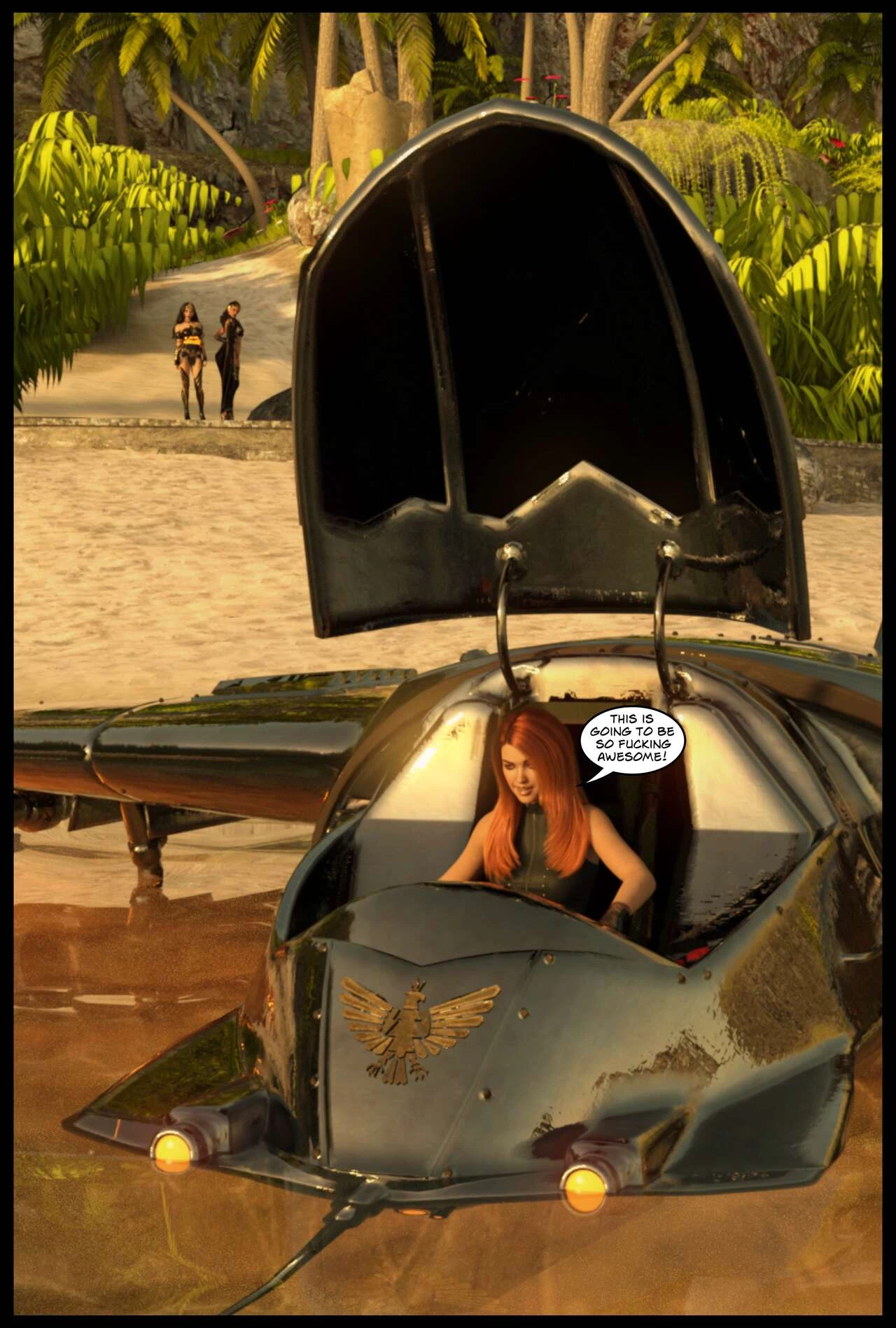 DC Vampires: The Fall of Themyscira porn comic picture 67
