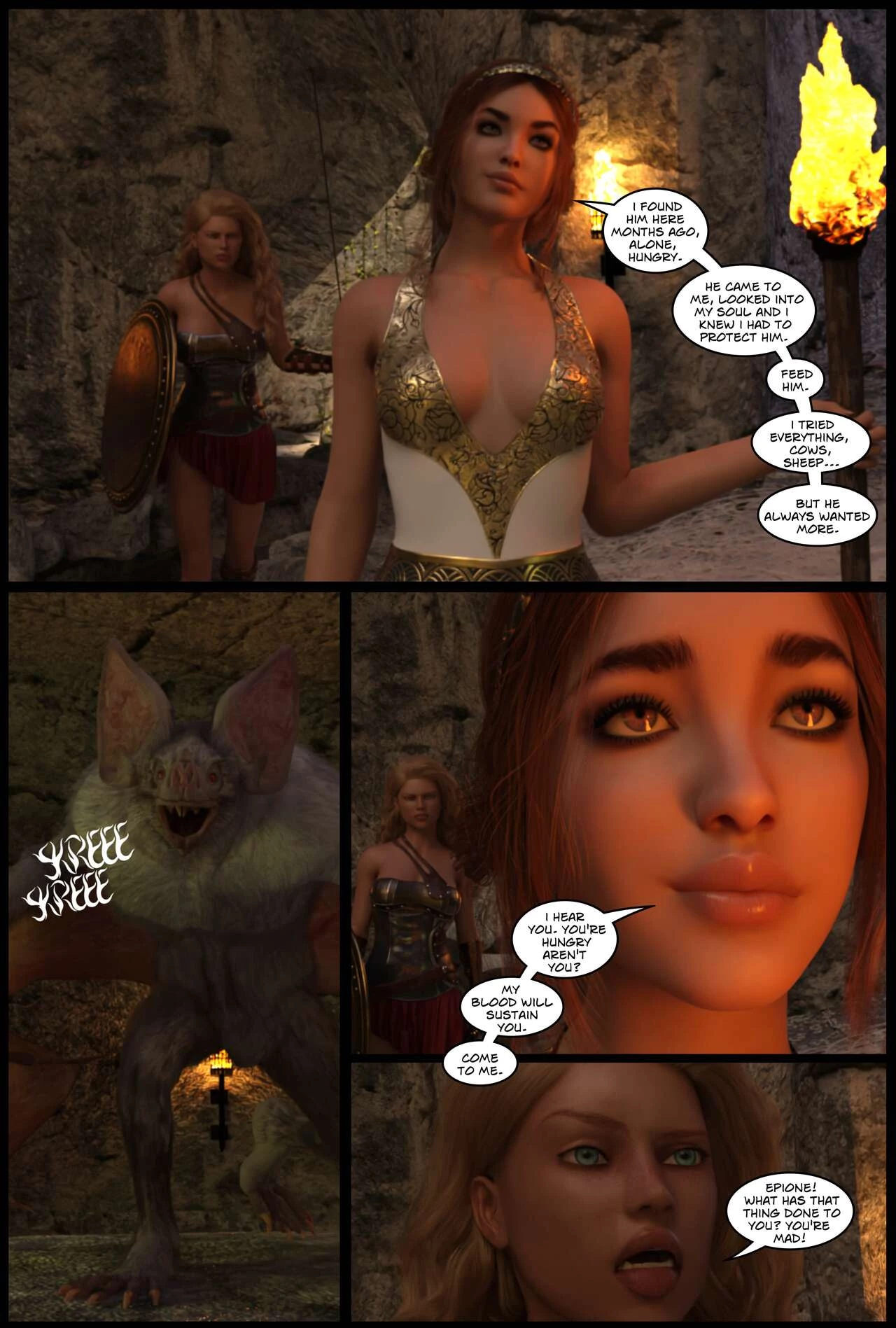 DC Vampires: The Fall of Themyscira porn comic picture 7