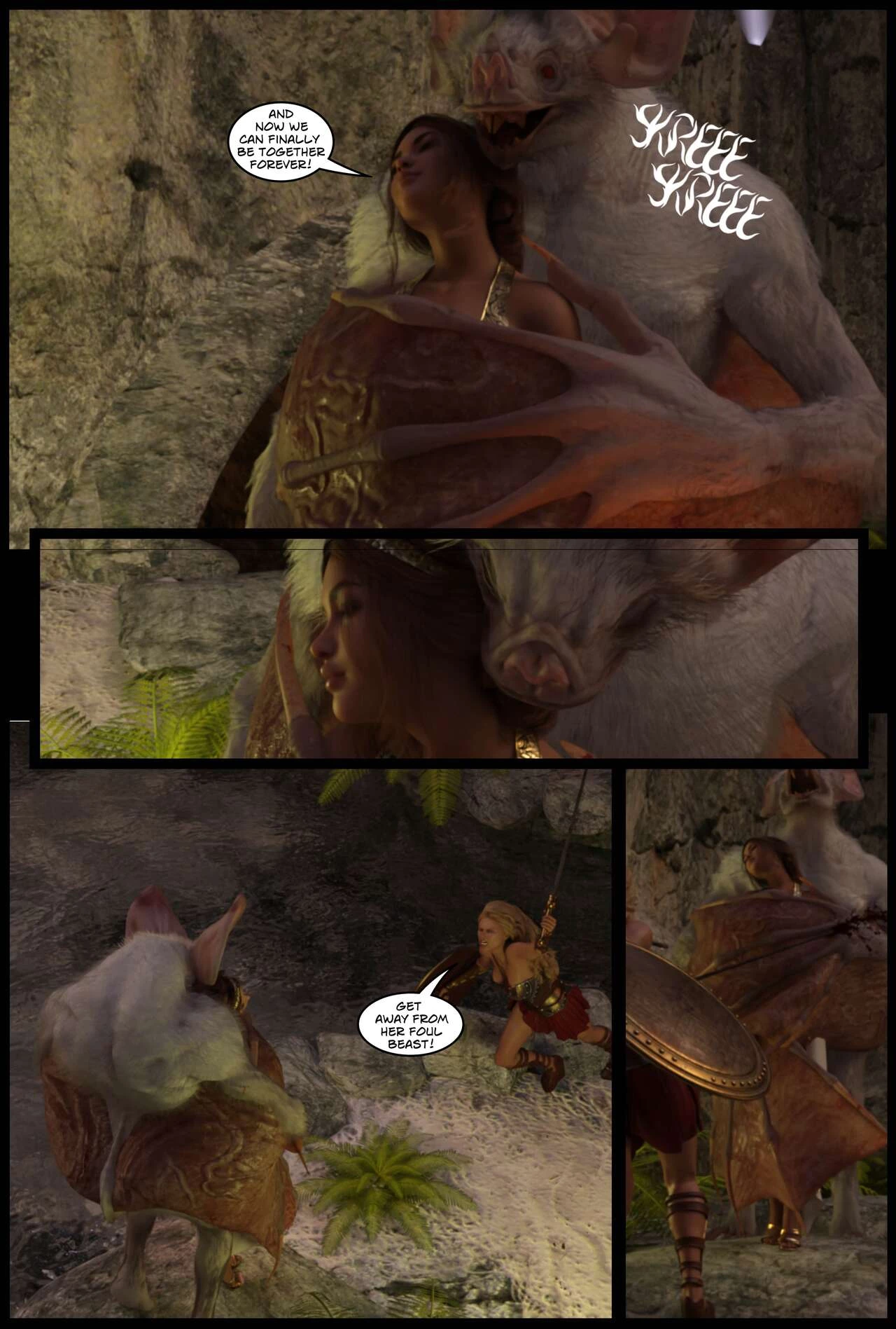 DC Vampires: The Fall of Themyscira porn comic picture 9