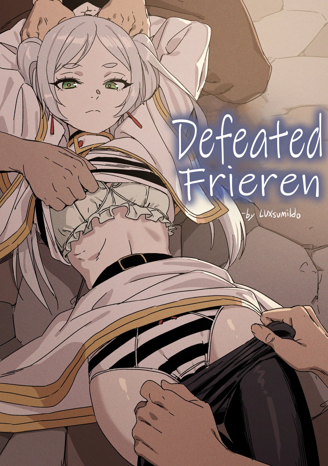 Defeated Frieren porn comic picture 1
