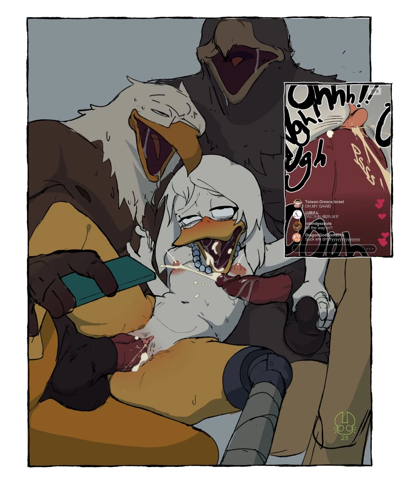 Della Duck porn comic picture 6