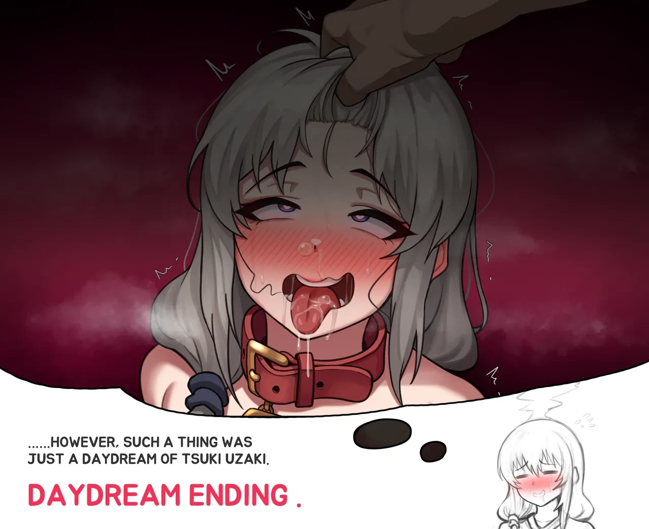 Delusional Uzaki Tsuki (uncensored) porn comic picture 22