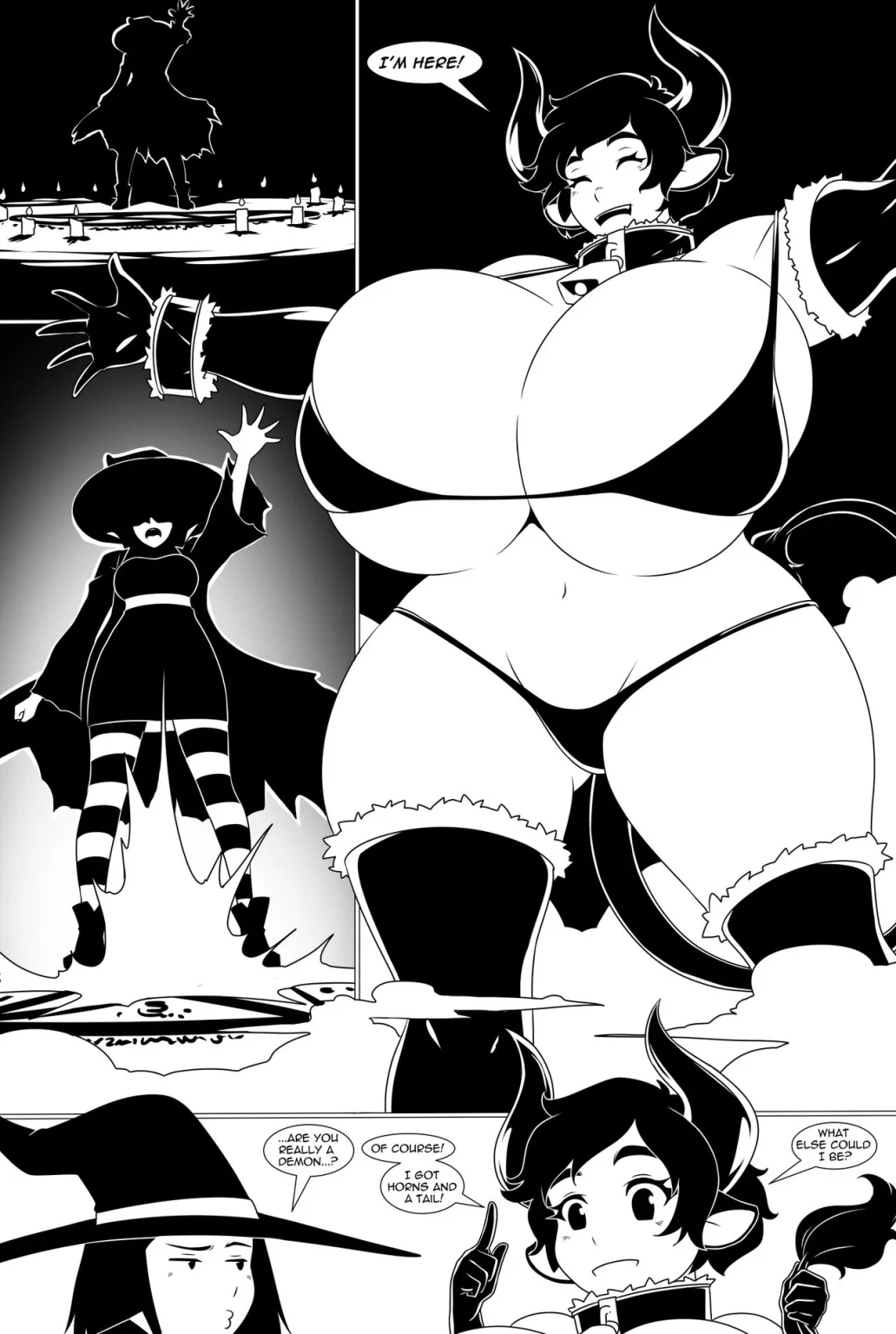 Demon dummie shenanigans porn comic picture 1