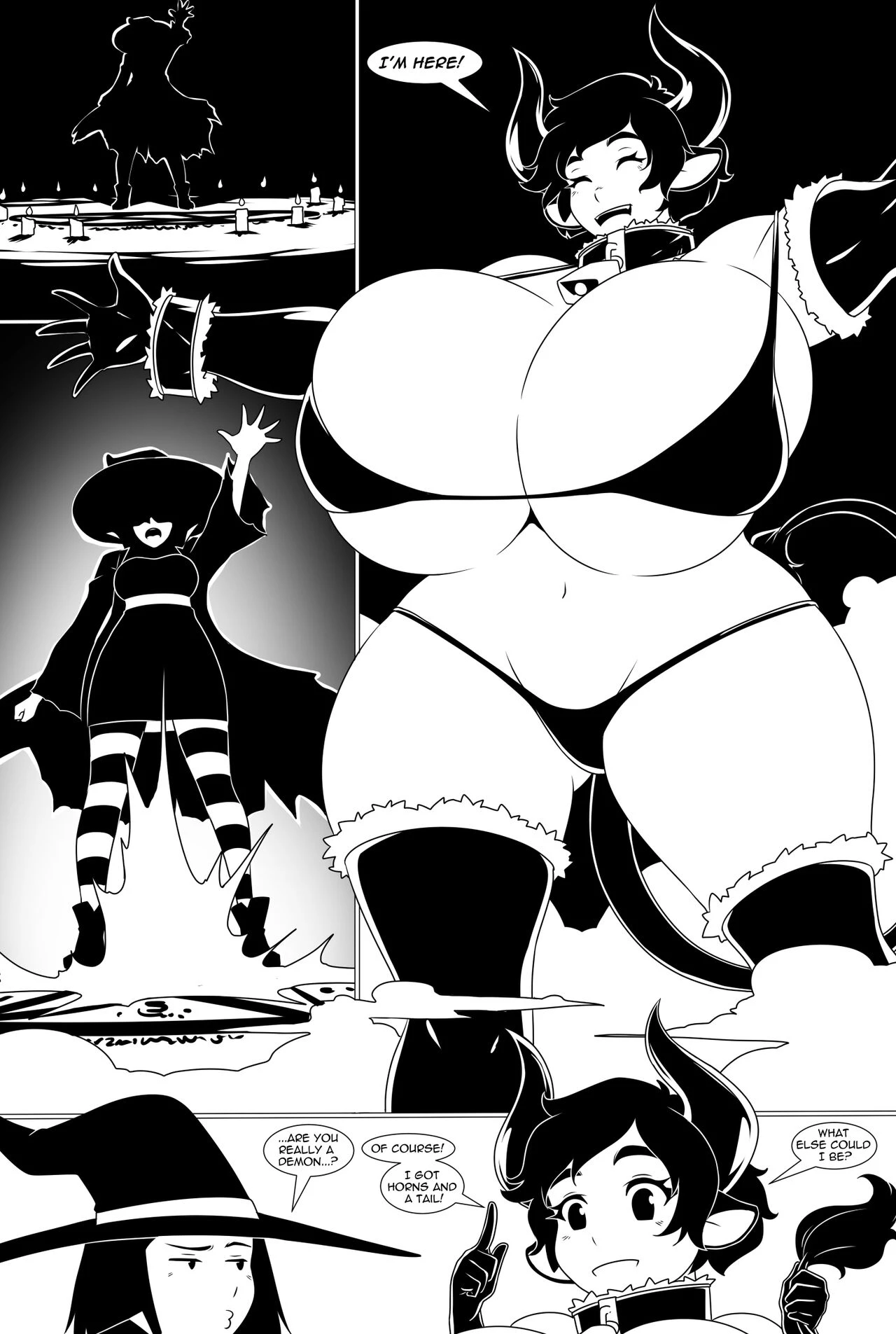 Demon dummie shenanigans porn comic picture 1