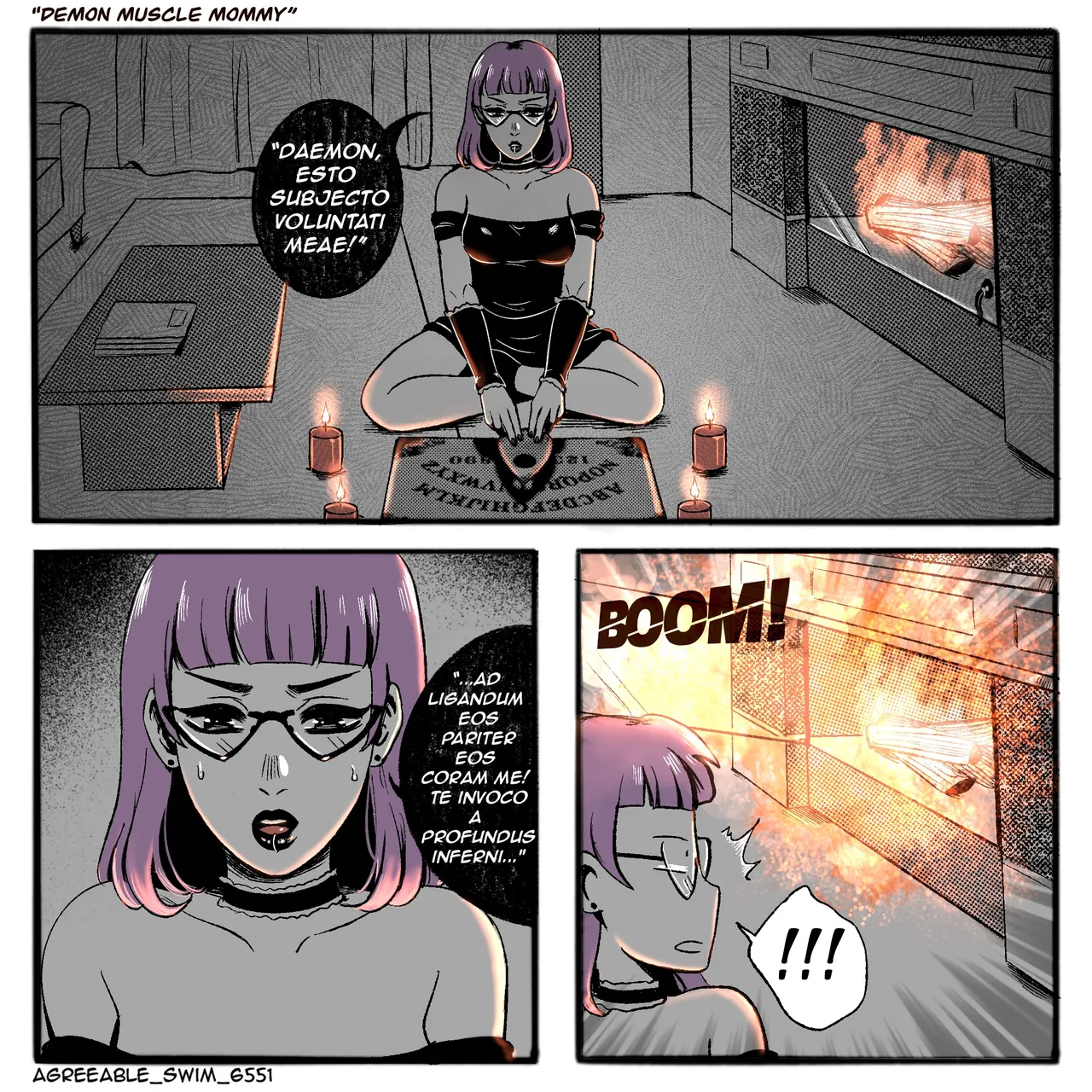 Demon Muscle Mommy porn comic picture 1