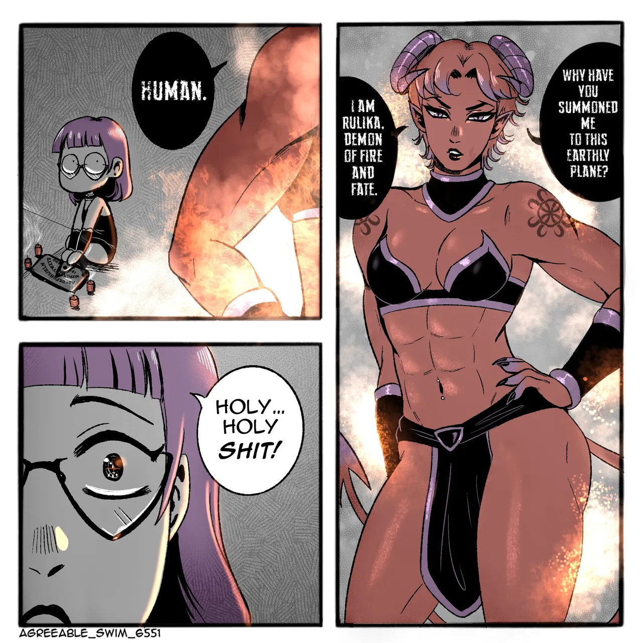 Demon Muscle Mommy porn comic picture 2