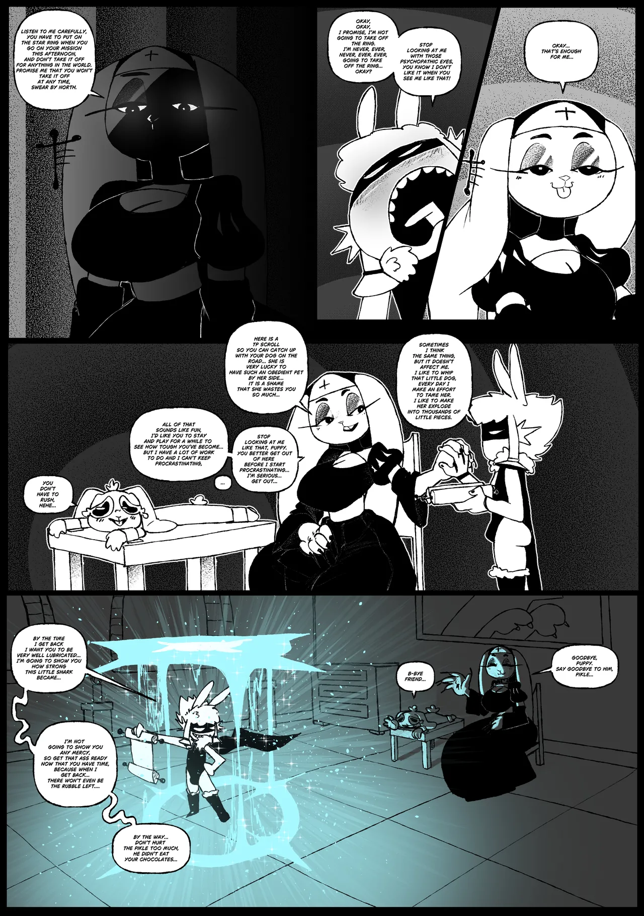 Destroy All Enemies: The Cum Seeker porn comic picture 5