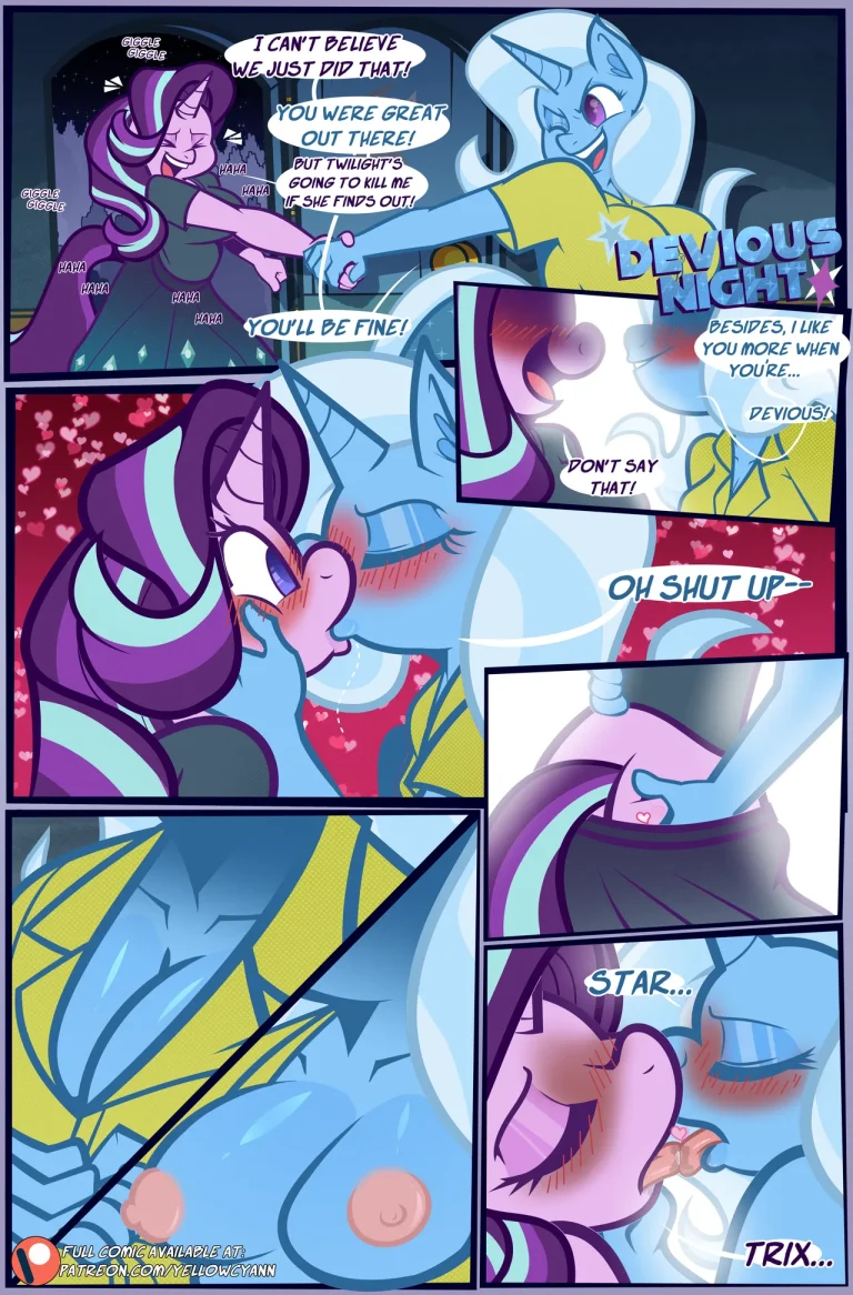 Devious Night porn comic picture 1