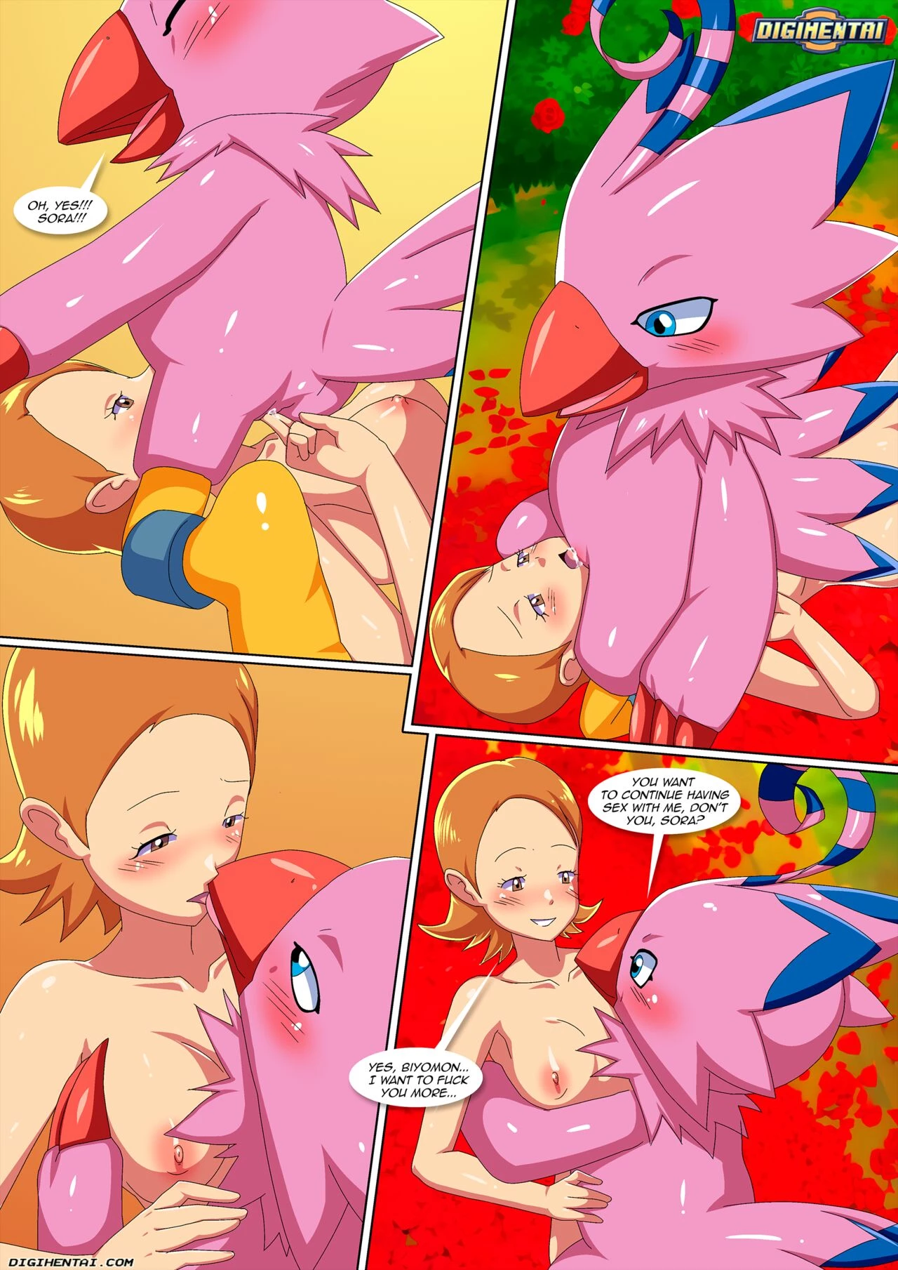 Digimon Rules: Biyomon's Hobby porn comic picture 10