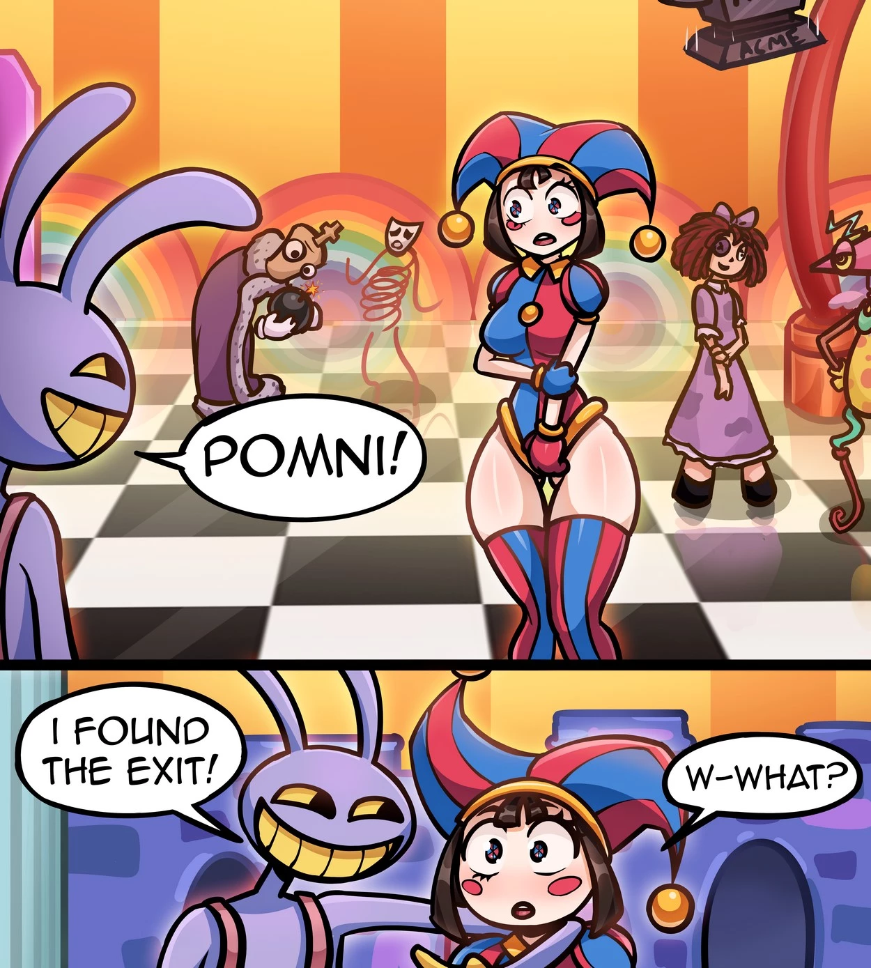 Digital Circus porn comic picture 1