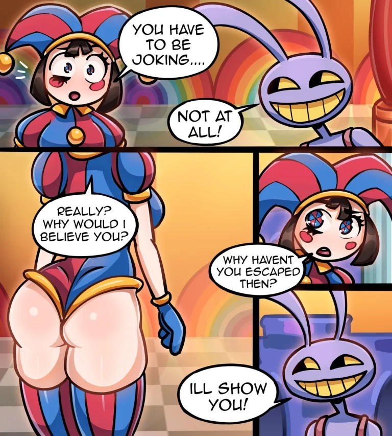 Digital Circus porn comic picture 2