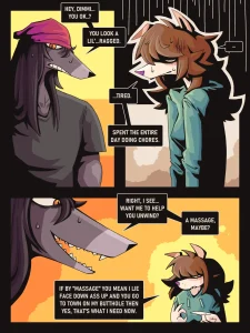 Dimmi's Assventure porn comic picture 1