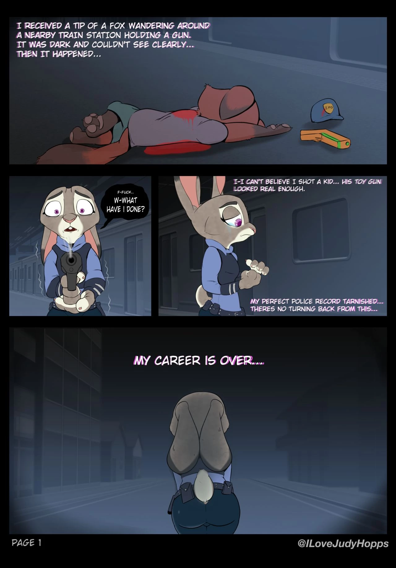 Discharged porn comic picture 2