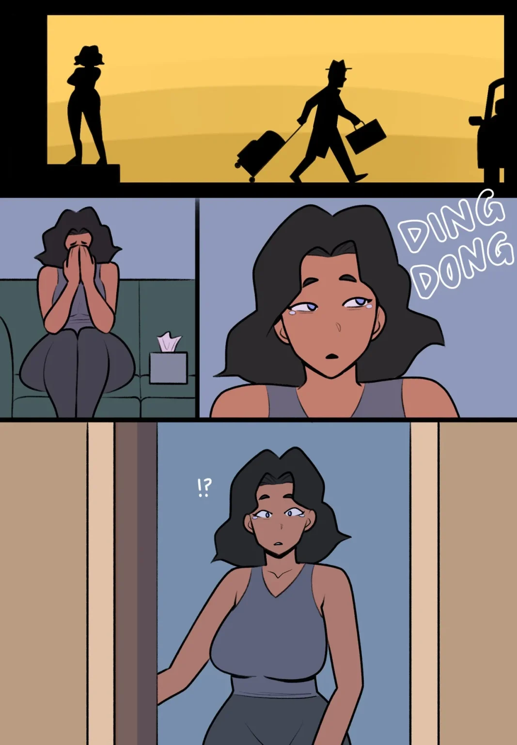 Divorced Aunt porn comic picture 1