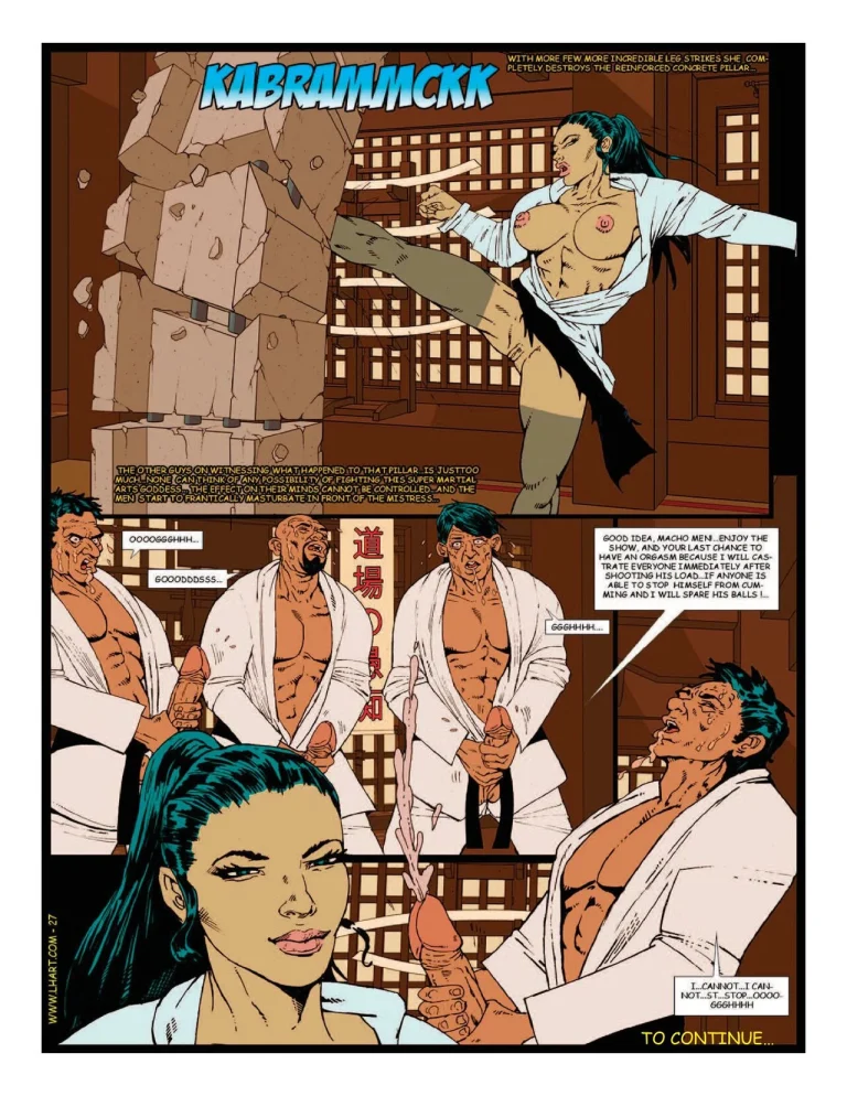 Dojo Bitches porn comic picture 12