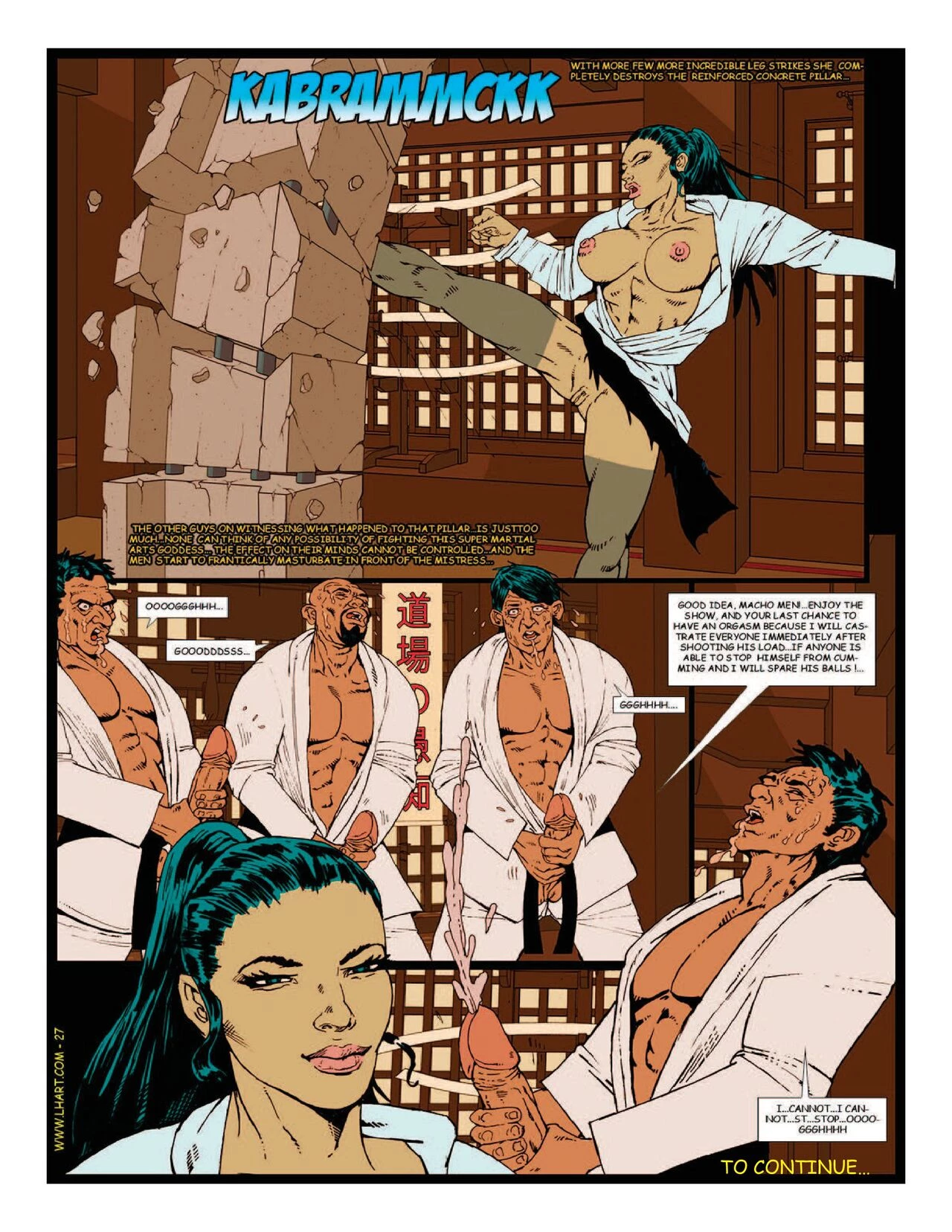 Dojo Bitches porn comic picture 12