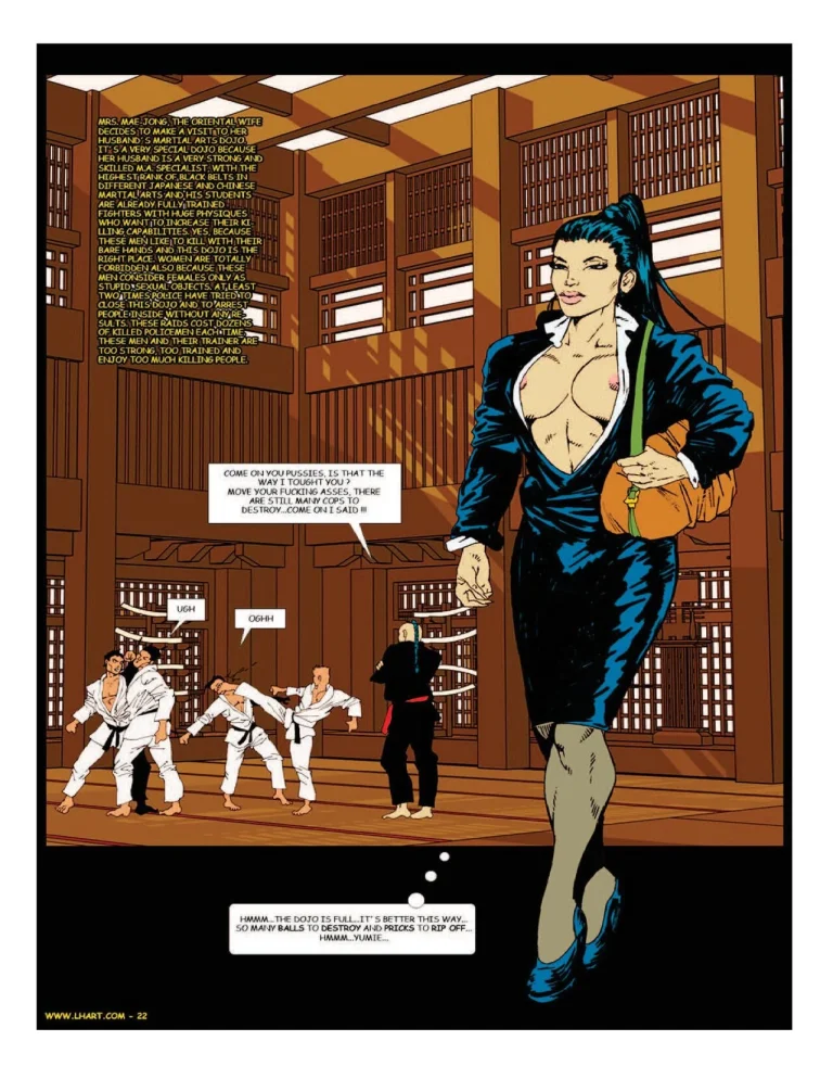 Dojo Bitches porn comic picture 7