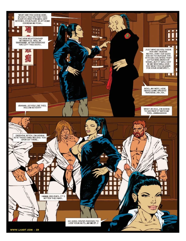 Dojo Bitches porn comic picture 8