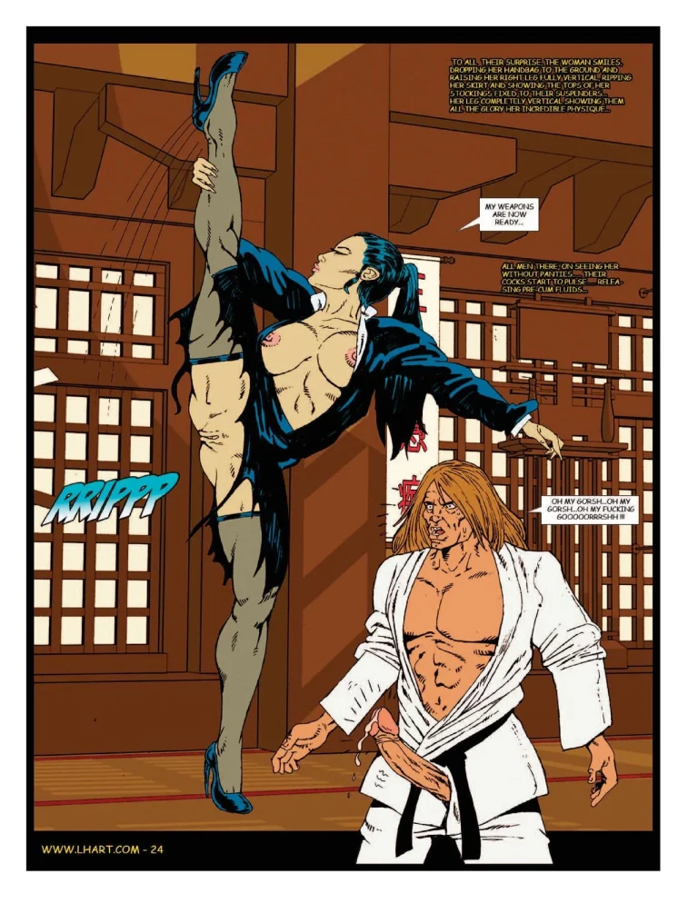 Dojo Bitches porn comic picture 9
