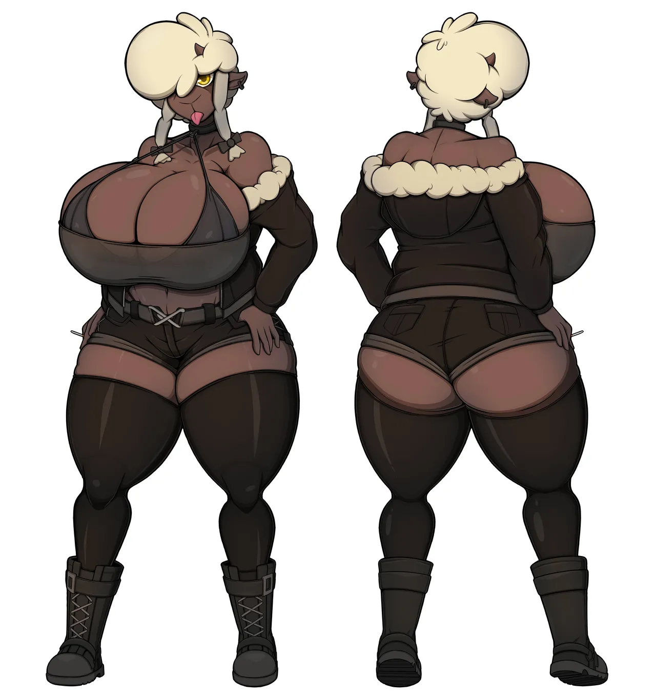 Dolly the Goth Wooloo porn comic picture 13