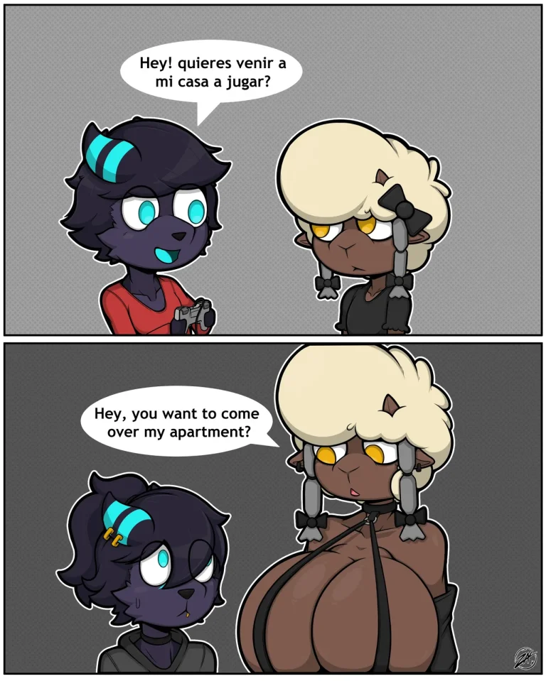 Dolly the Goth Wooloo porn comic picture 24