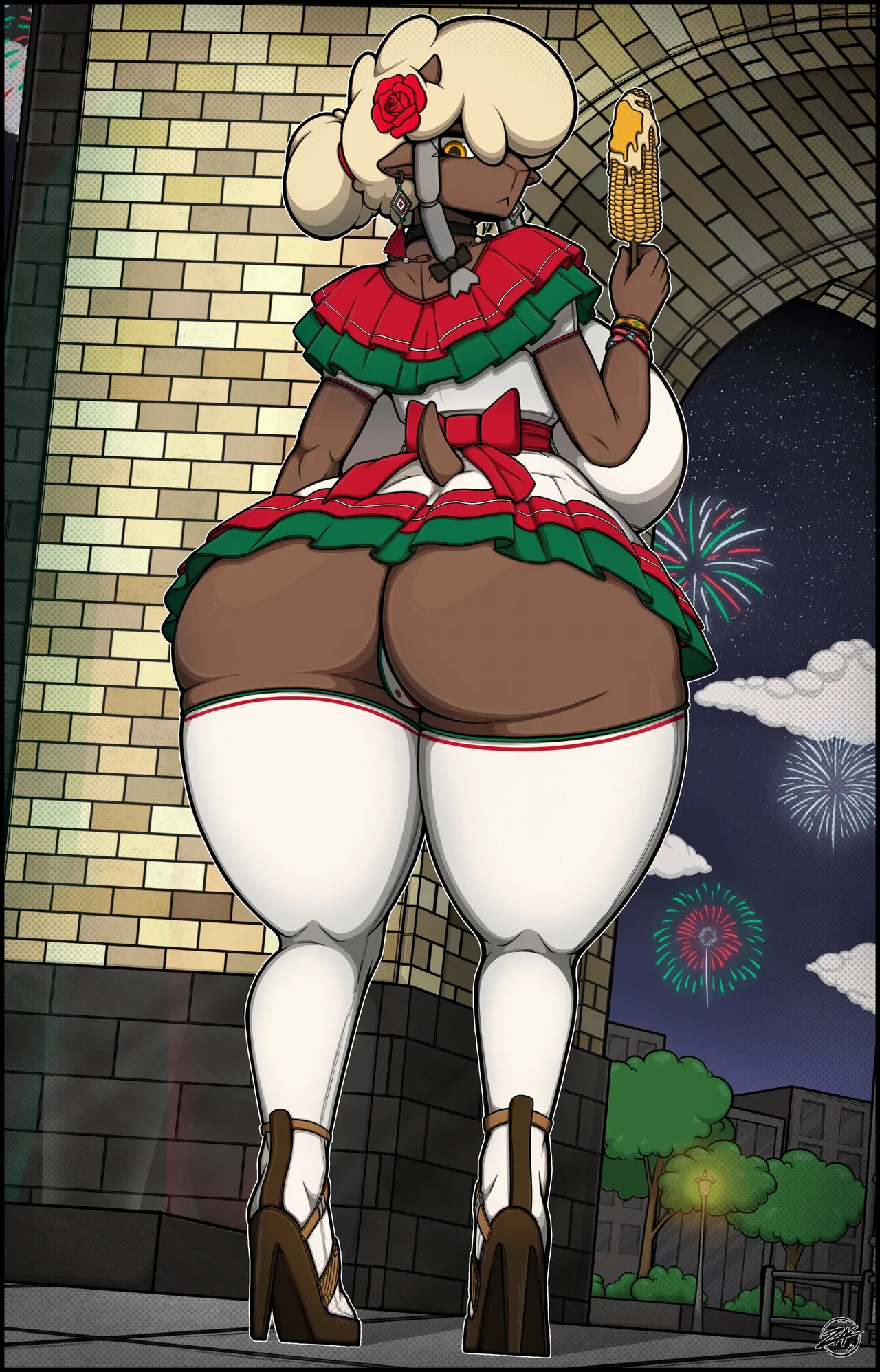 Dolly the Goth Wooloo porn comic picture 35