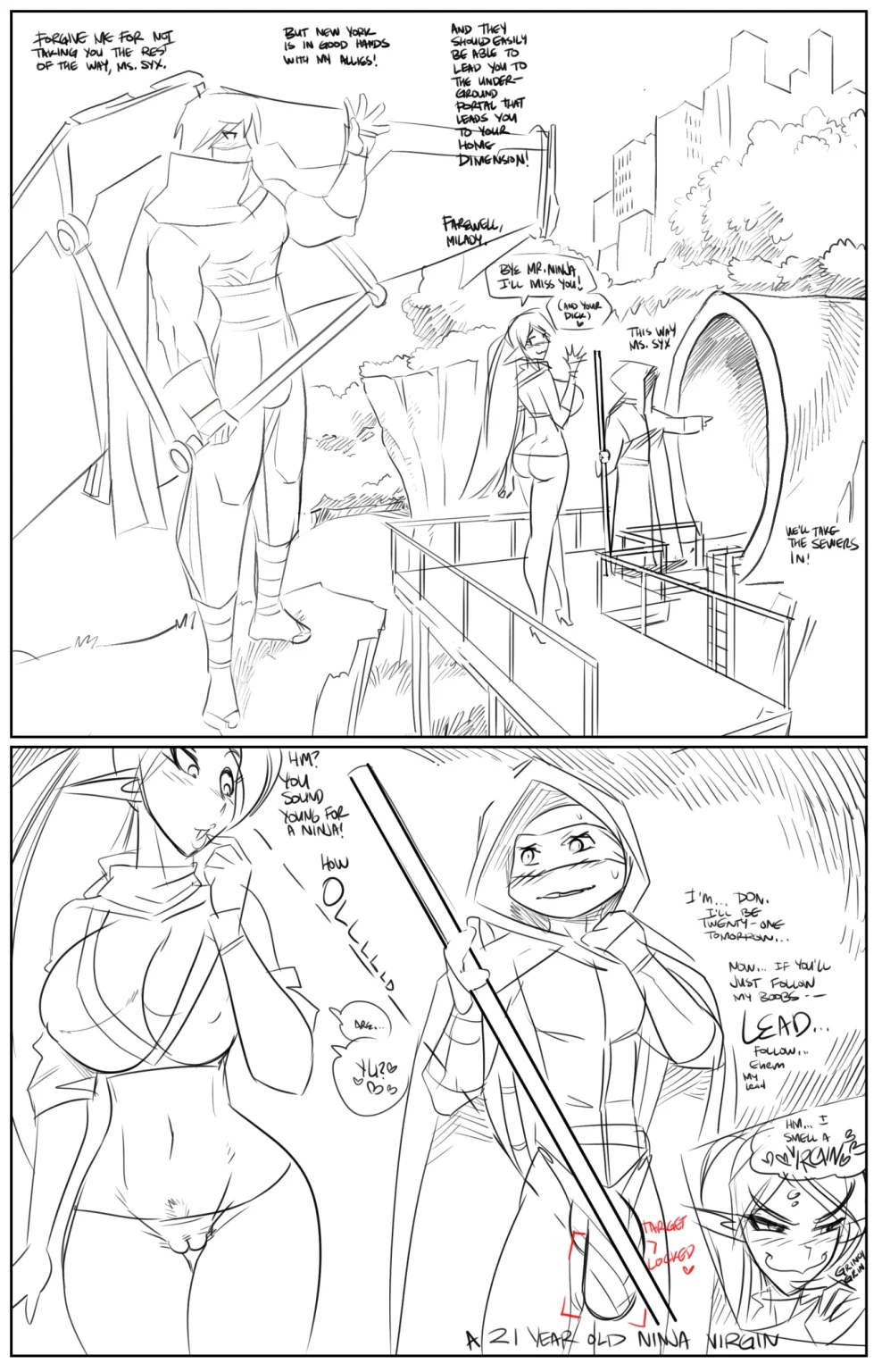 Donny x Syx ( porn comic picture 1