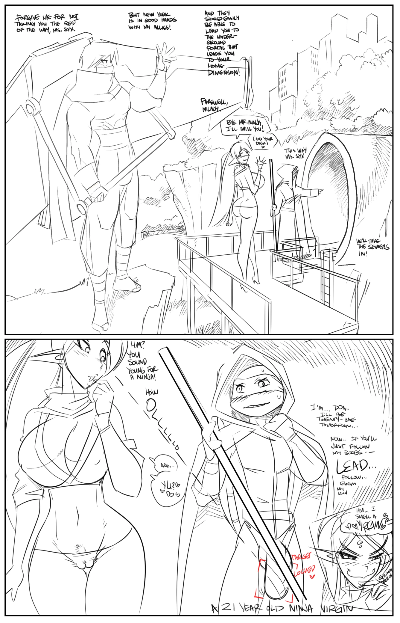 Donny x Syx ( porn comic picture 1