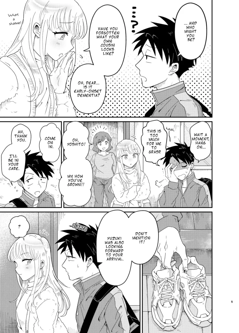 Don't You Like Your Absurdly Cute and Erotic Cousin? | Mechakucha Kawaikute Ecchi na Itoko wa Suki desu ka? porn comic picture 5