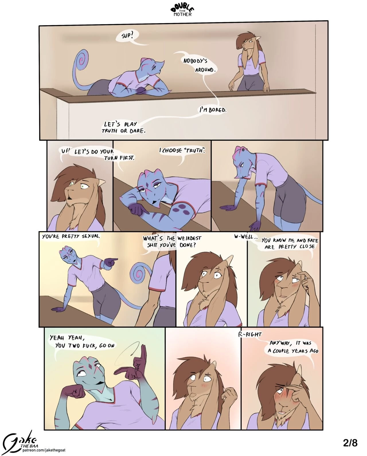 DOUBLE THE MOTHER porn comic picture 2