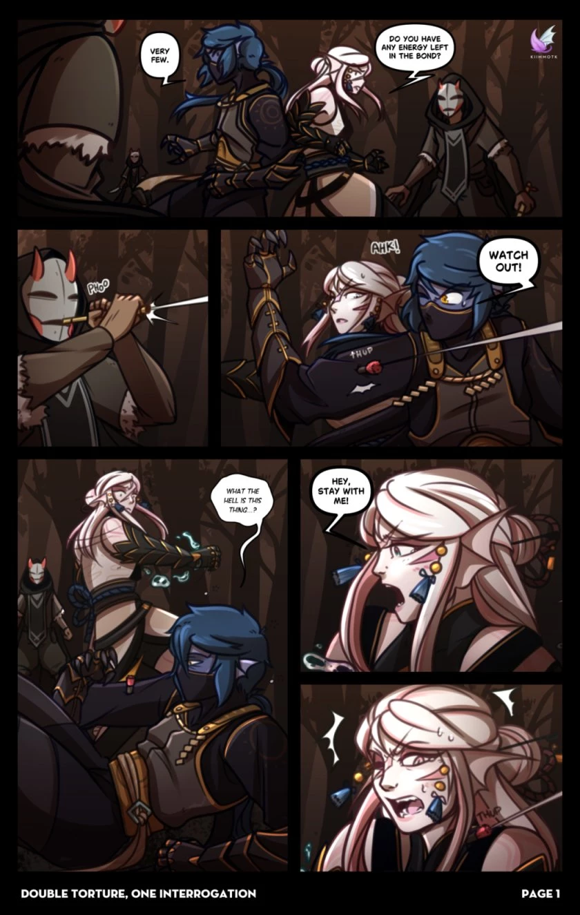 Double torture, one interrogation porn comic picture 2