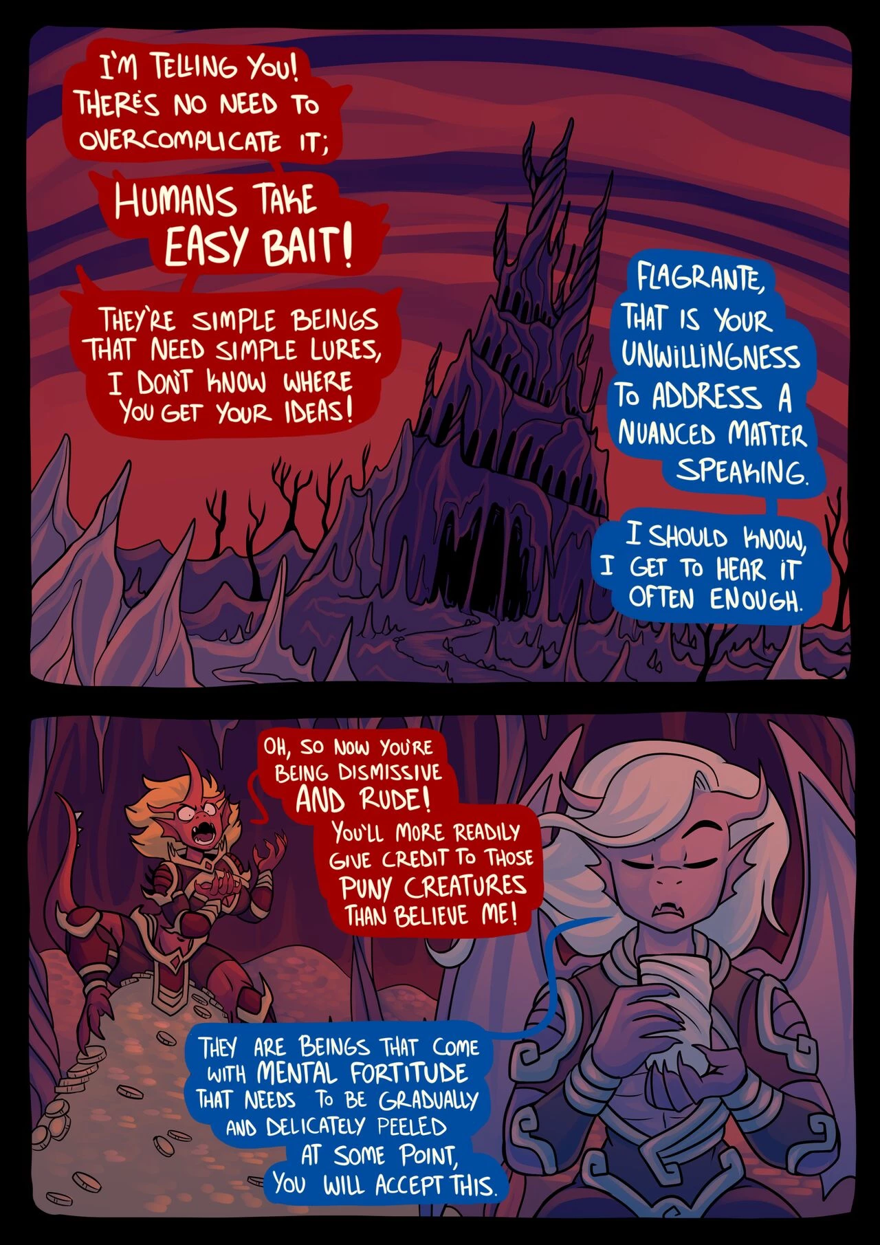 Draconian Seduction porn comic picture 1
