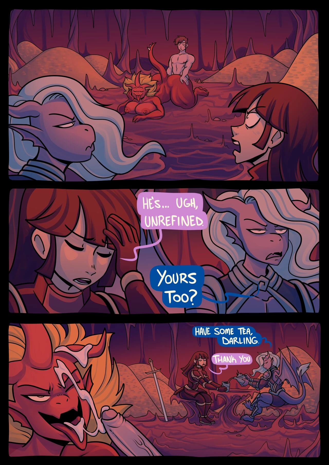 Draconian Seduction porn comic picture 10