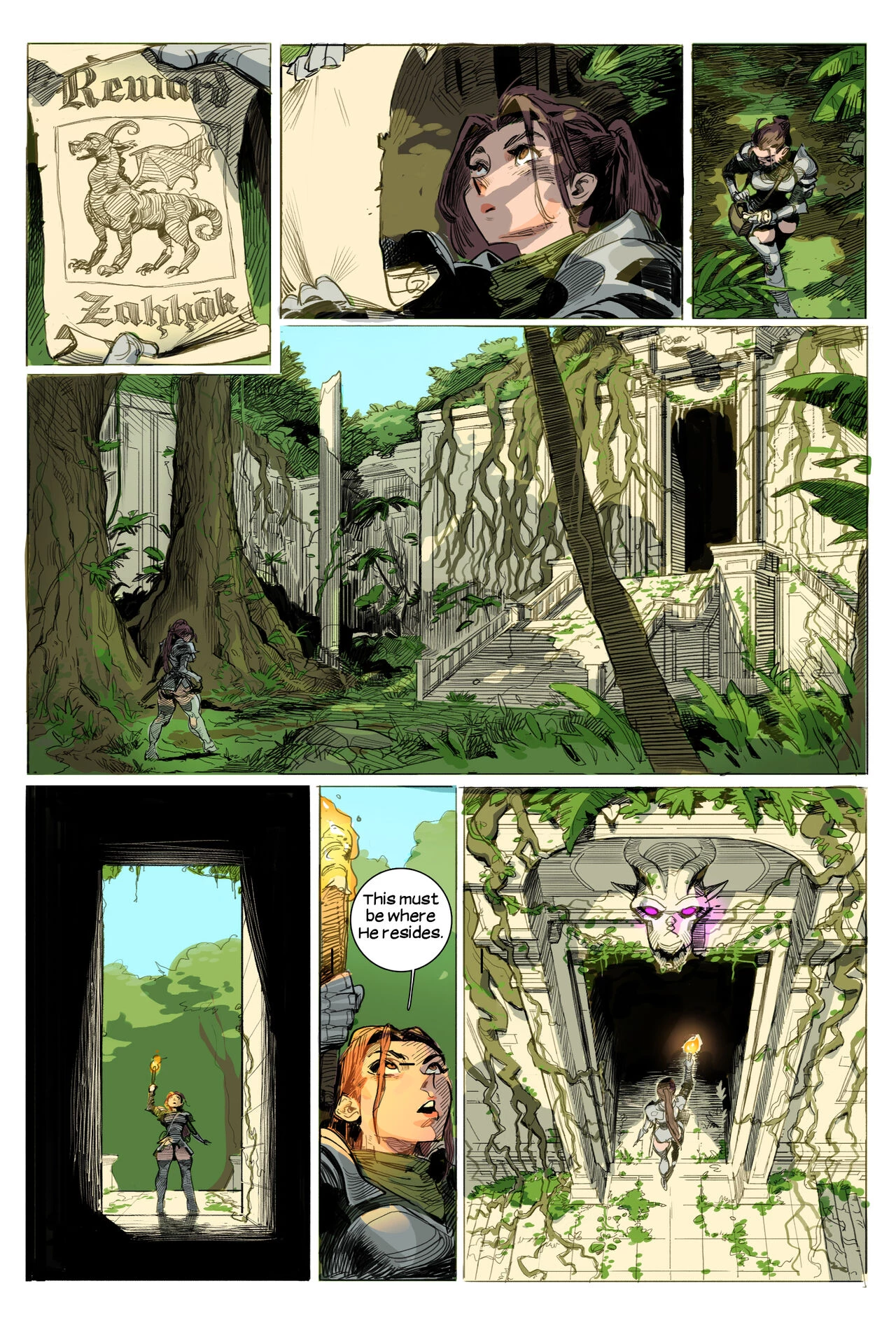 Dragon's reward porn comic picture 1