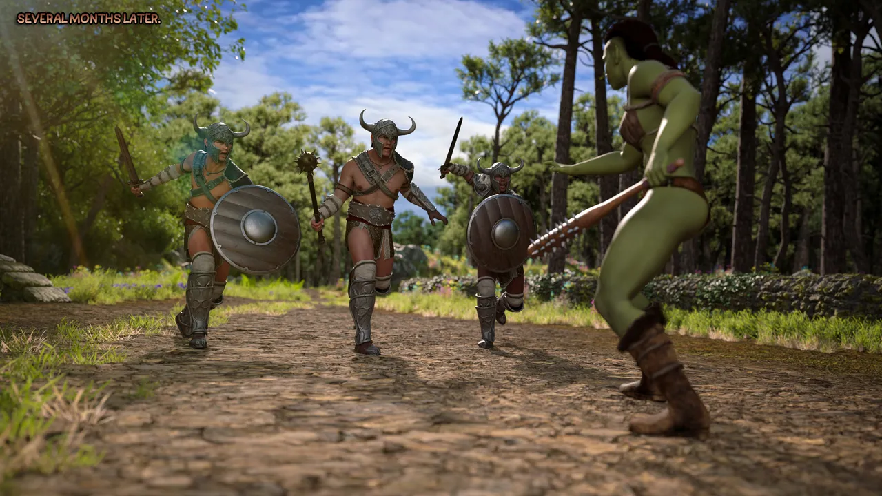 Dravencia: Human And Futa Orc Warrior porn comic picture 75