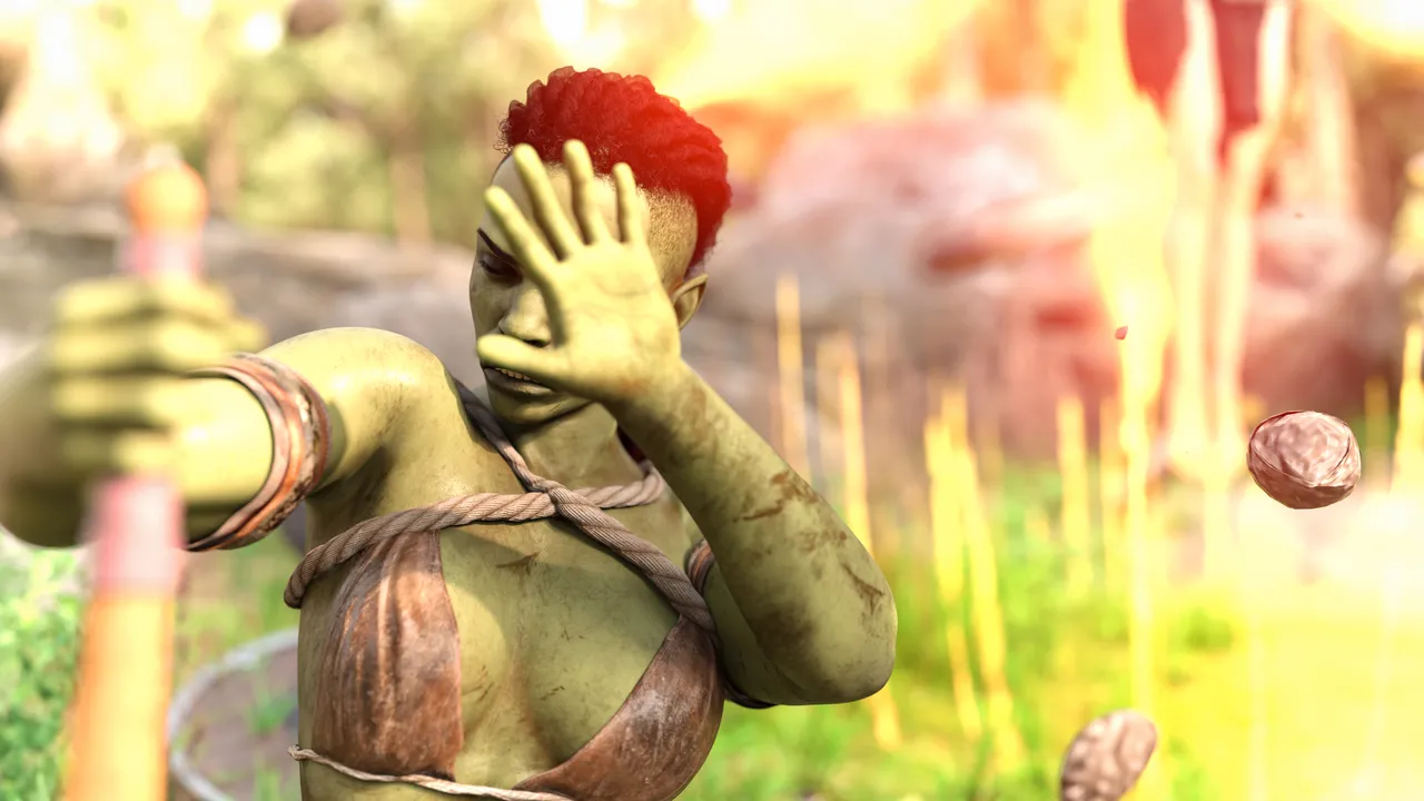 Dravencia: Human And Futa Orc Warrior porn comic picture 87