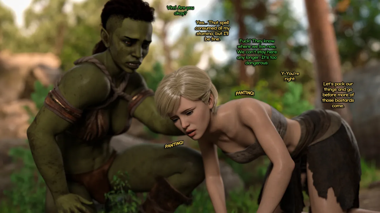 Dravencia: Human And Futa Orc Warrior porn comic picture 89