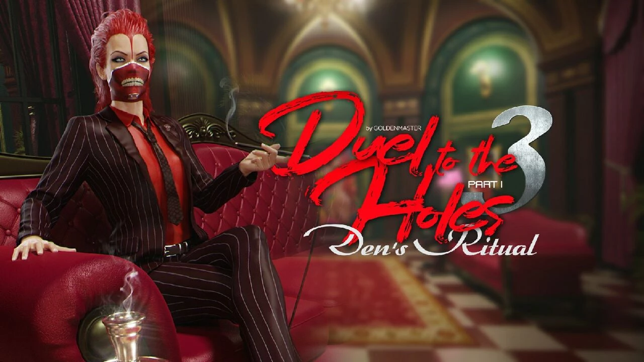 Duel to the Holes 3 - Den's Ritual porn comic picture 1