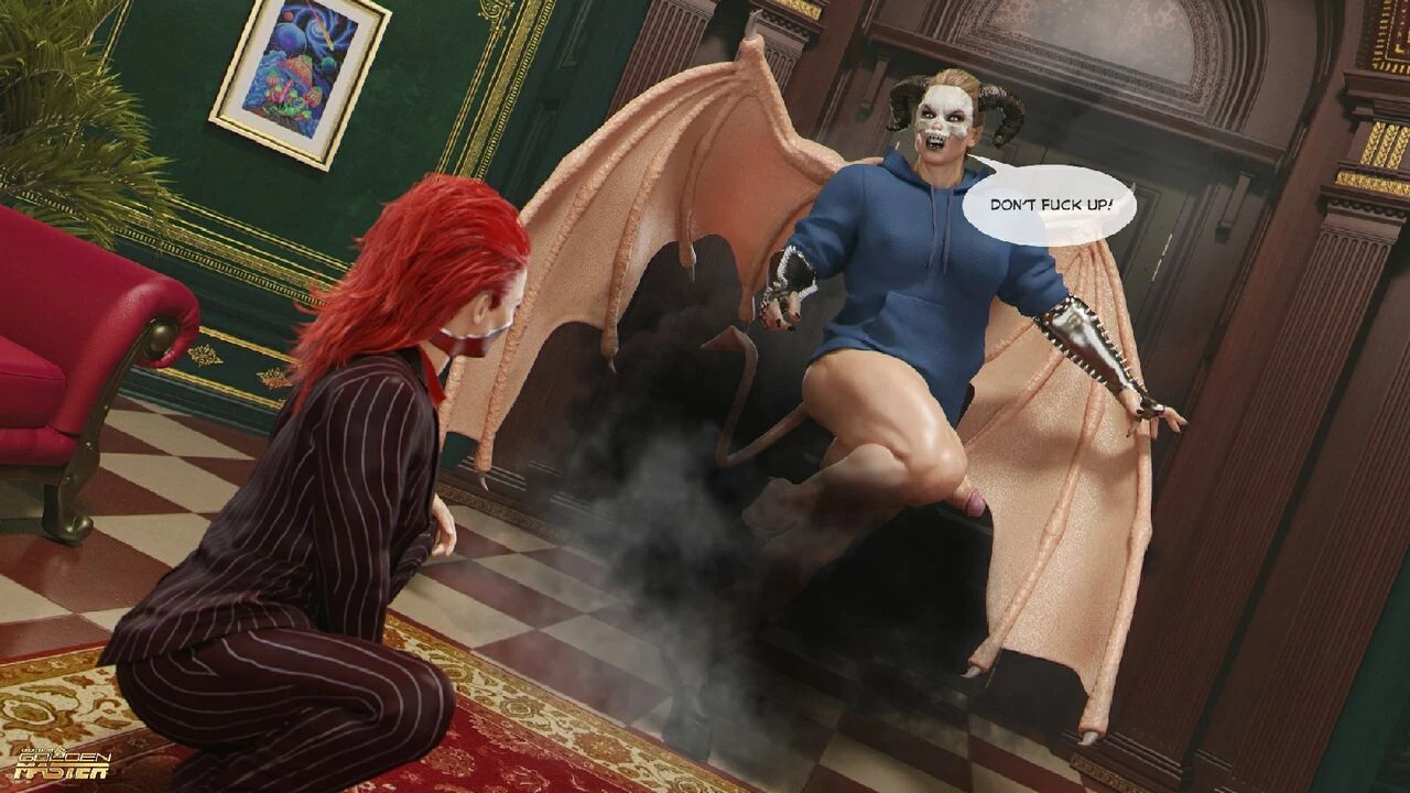 Duel to the Holes 3 - Den's Ritual porn comic picture 22