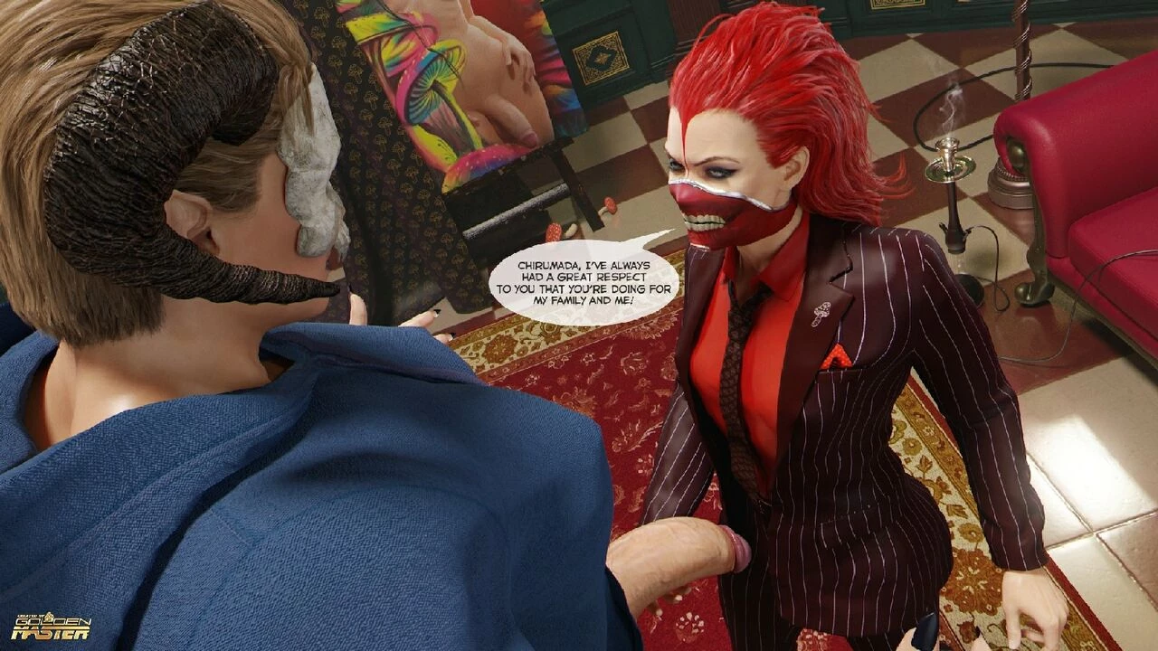 Duel to the Holes 3 - Den's Ritual porn comic picture 8
