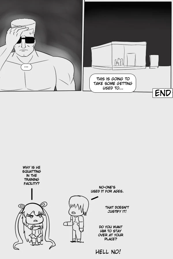 Duke Nukem x Taimanin: Let's Bang Grandma porn comic picture 9