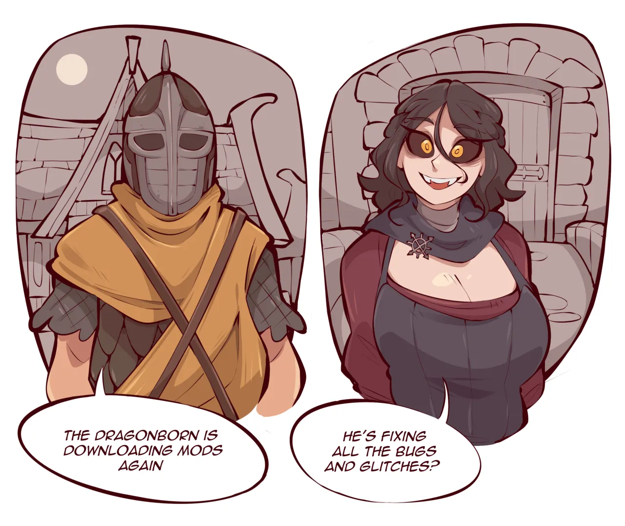 Dungeon Serana porn comic picture 1